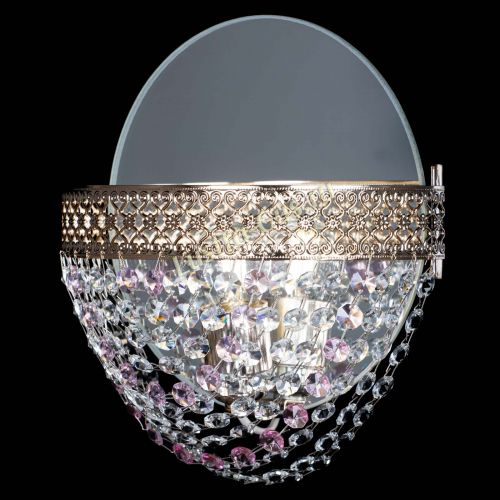 Бра Венеция Сетка розовая в Сочи Гусь Хрустальный