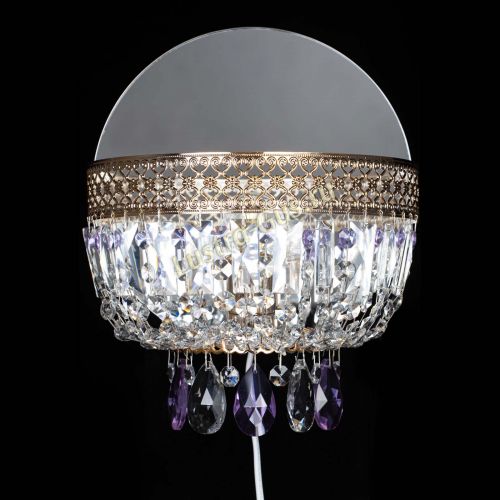 Бра Венеция фиолетовая в Сочи Гусь Хрустальный