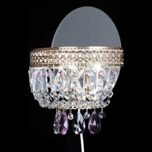 Бра Венеция розовая в Сочи Гусь Хрустальный