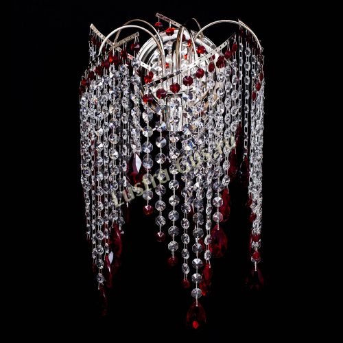 Бра Виноград №4 красная в Сочи Гусь Хрустальный