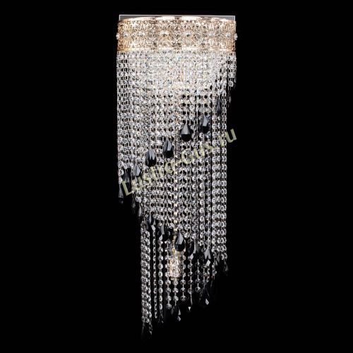 Бра Восток каскад №2 черная в Сочи Гусь Хрустальный