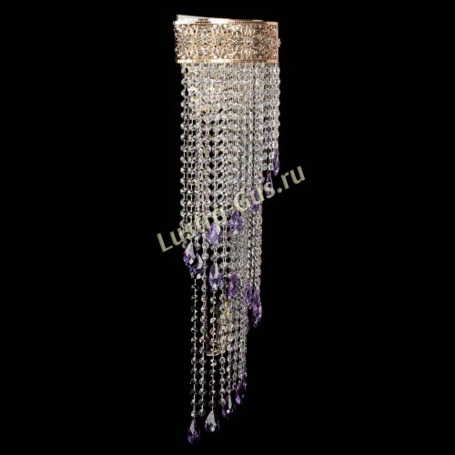 Бра Восток каскад №2 фиолетовая в Сочи Гусь Хрустальный