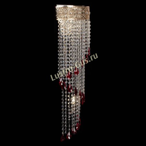 Бра Восток каскад №2 красная в Сочи Гусь Хрустальный
