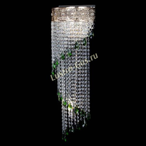 Бра Восток каскад №2 зеленая в Сочи Гусь Хрустальный