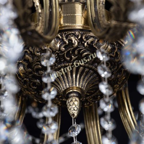 Люстра бронзовая Афина №1 баден в Сочи Гусь Хрустальный
