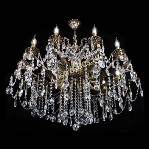 Люстра бронзовая Афина №1 баден в Сочи Гусь Хрустальный