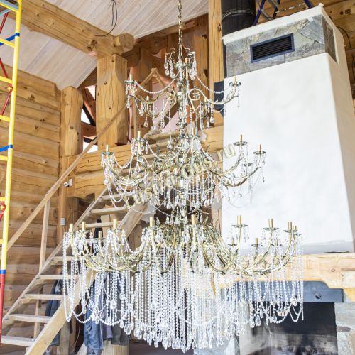 Люстра бронзовая Афина №35 в Сочи Гусь Хрустальный