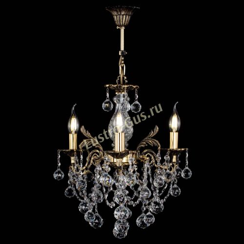 Люстра бронзовая Алфея №3/1 Шар в Сочи Гусь Хрустальный
