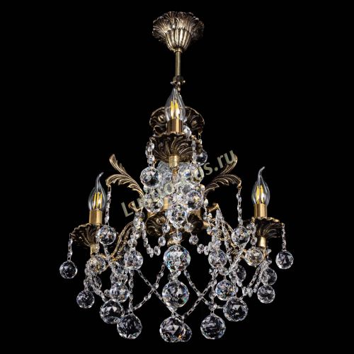 Люстра бронзовая Алфея №3/1 Шар в Сочи Гусь Хрустальный
