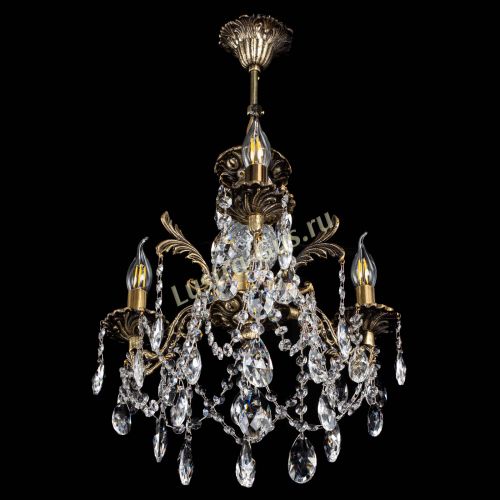 Люстра бронзовая Алфея №3/1 Журавлик в Сочи Гусь Хрустальный