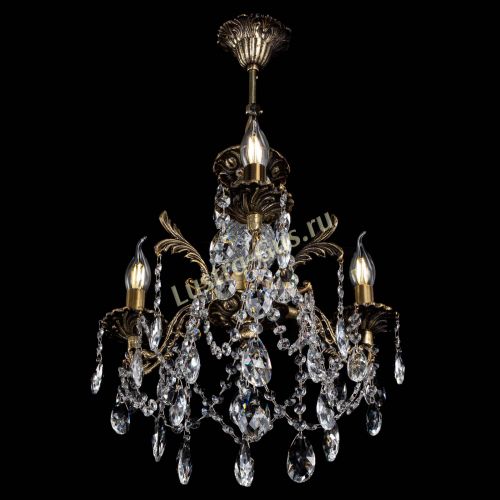 Люстра бронзовая Алфея №3/1 Журавлик в Сочи Гусь Хрустальный