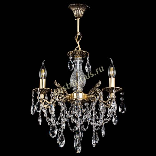 Люстра бронзовая Алфея №3/1 Журавлик в Сочи Гусь Хрустальный