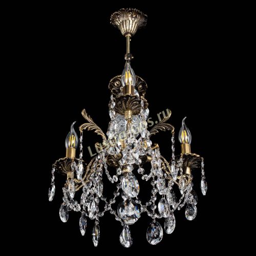 Люстра бронзовая Алфея №3/1 Звездочка в Сочи Гусь Хрустальный