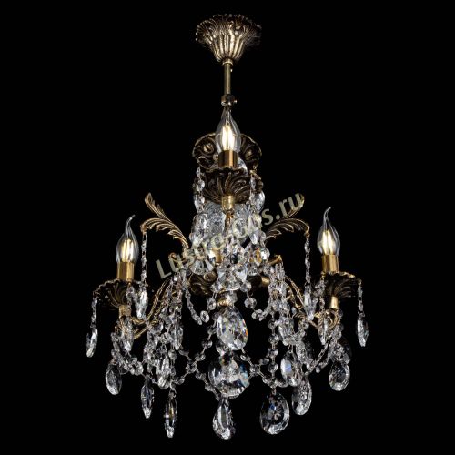 Люстра бронзовая Алфея №3/1 Звездочка в Сочи Гусь Хрустальный