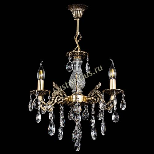 Люстра бронзовая Алфея №3/2 Баден в Сочи Гусь Хрустальный