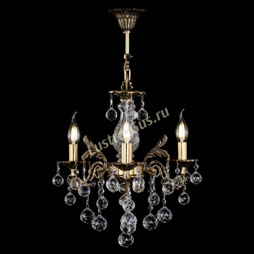 Люстра бронзовая Алфея №3/2 Шар в Сочи Гусь Хрустальный