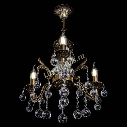 Люстра бронзовая Алфея №3/2 Шар в Сочи Гусь Хрустальный