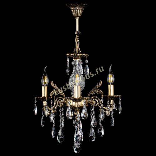 Люстра бронзовая Алфея №3/2 Журавлик в Сочи Гусь Хрустальный