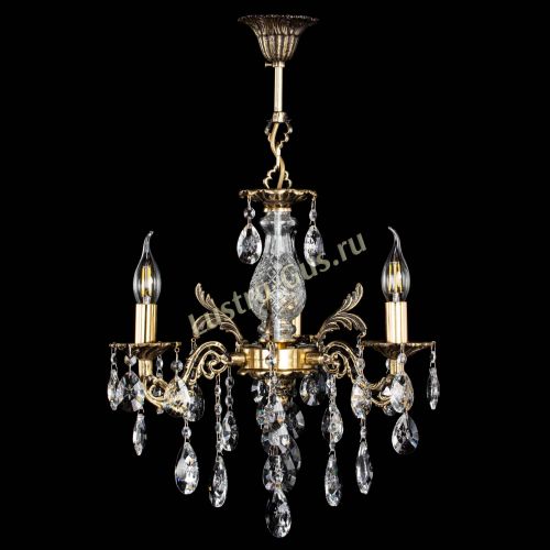 Люстра бронзовая Алфея №3/2 Звездочка в Сочи Гусь Хрустальный