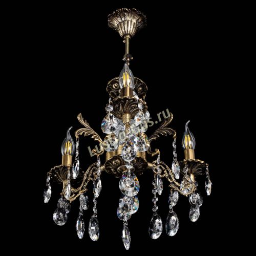 Люстра бронзовая Алфея №3/2 Звездочка в Сочи Гусь Хрустальный