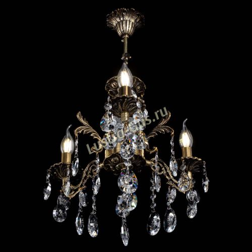 Люстра бронзовая Алфея №3/2 Звездочка в Сочи Гусь Хрустальный