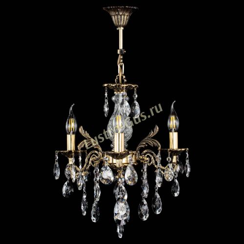 Люстра бронзовая Алфея №3/2 Звездочка в Сочи Гусь Хрустальный