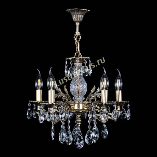 Люстра бронзовая Алфея №5/1 Баден в Сочи Гусь Хрустальный