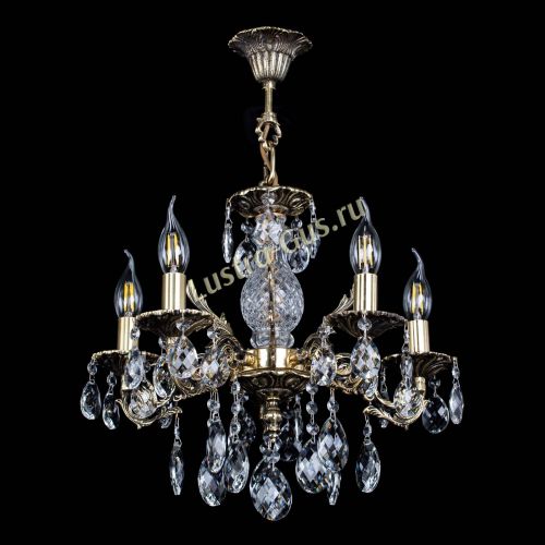 Люстра бронзовая Алфея №5/1 Баден в Сочи Гусь Хрустальный