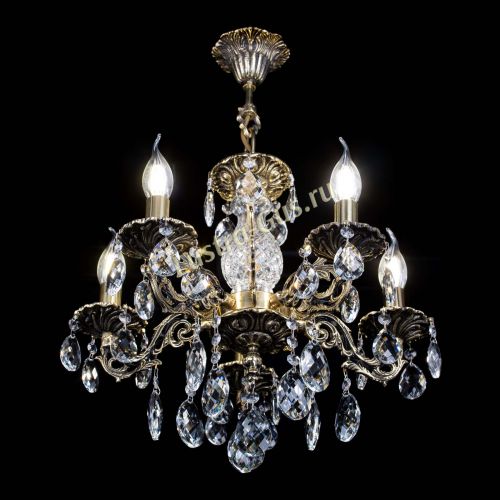 Люстра бронзовая Алфея №5/1 Баден в Сочи Гусь Хрустальный