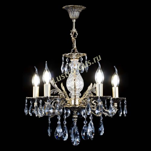Люстра бронзовая Алфея №5/1 Лучик в Сочи Гусь Хрустальный