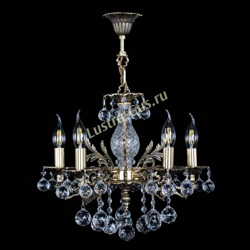 Люстра бронзовая Алфея №5/1 Шар в Сочи Гусь Хрустальный