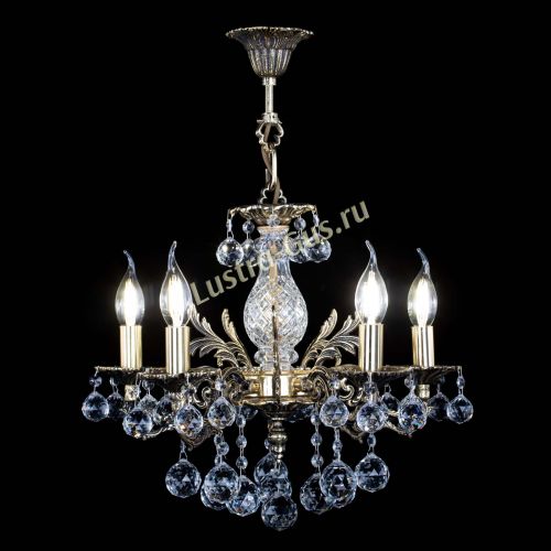 Люстра бронзовая Алфея №5/1 Шар в Сочи Гусь Хрустальный