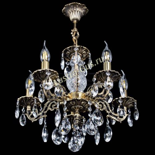 Люстра бронзовая Алфея №5/1 Журавлик в Сочи Гусь Хрустальный