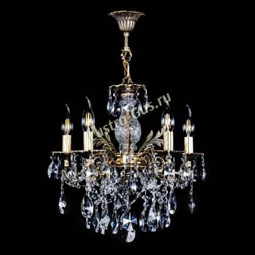 Люстра бронзовая Алфея №5/3 Лучик в Сочи Гусь Хрустальный