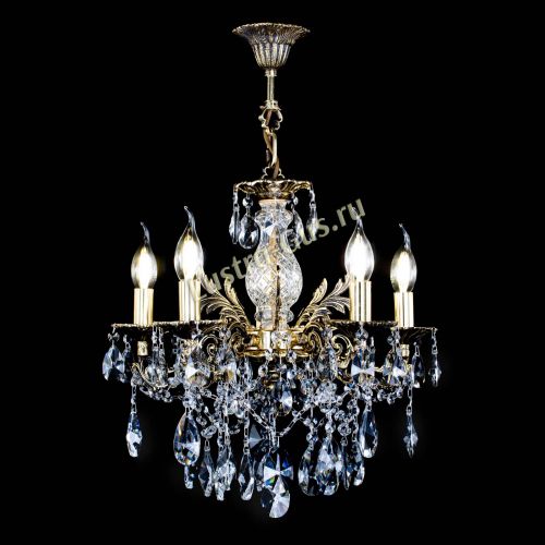 Люстра бронзовая Алфея №5/3 Лучик в Сочи Гусь Хрустальный