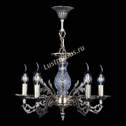 Люстра бронзовая Алфея №5/3 Журавлик в Сочи Гусь Хрустальный