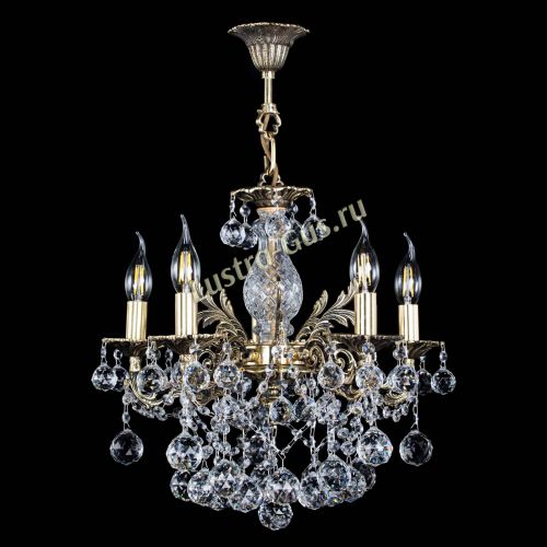 Люстра бронзовая Алфея №5/3 Шар в Сочи Гусь Хрустальный