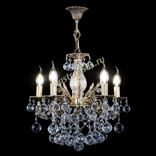 Люстра бронзовая Алфея №5/3 Шар в Сочи Гусь Хрустальный