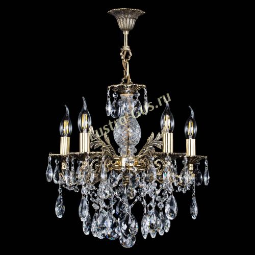 Люстра бронзовая Алфея №5/3 Журавлик в Сочи Гусь Хрустальный