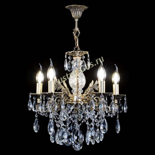 Люстра бронзовая Алфея №5/3 Журавлик в Сочи Гусь Хрустальный