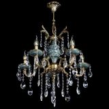 Люстра бронзовая Алфея №5 "Малахит" баден в Сочи