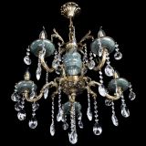 Люстра бронзовая Алфея №5 "Малахит" баден в Сочи