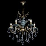 Люстра бронзовая Алфея №5 "Малахит" шар в Сочи