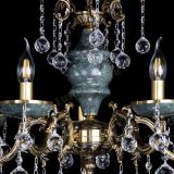 Люстра бронзовая Алфея №5 "Малахит" шар в Сочи