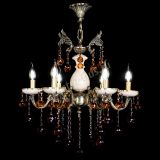 Люстра бронзовая Алфея №6 с камнем шар чайная в Сочи Люстра бронзовая Алфея №6 с камнем шар чайная в Сочи