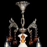 Люстра бронзовая Алфея №6 с камнем шар чайная в Сочи Люстра бронзовая Алфея №6 с камнем шар чайная в Сочи