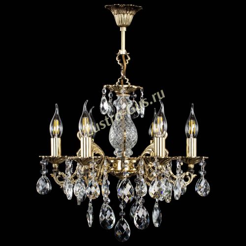 Люстра бронзовая Алфея №6/1 Баден в Сочи Гусь Хрустальный