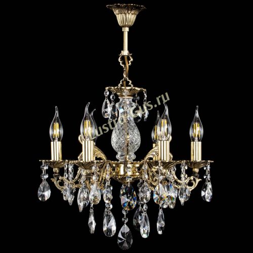 Люстра бронзовая Алфея №6/1 Лучик в Сочи Гусь Хрустальный