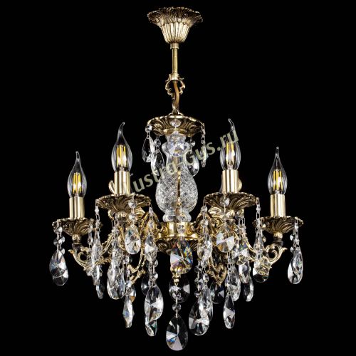 Люстра бронзовая Алфея №6/1 Лучик в Сочи Гусь Хрустальный