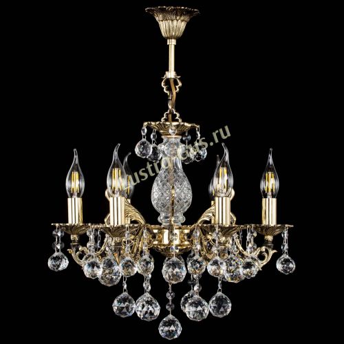 Люстра бронзовая Алфея №6/1 Шар в Сочи Гусь Хрустальный